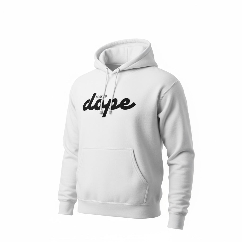 Classic Dope Hoodie / White Lettering