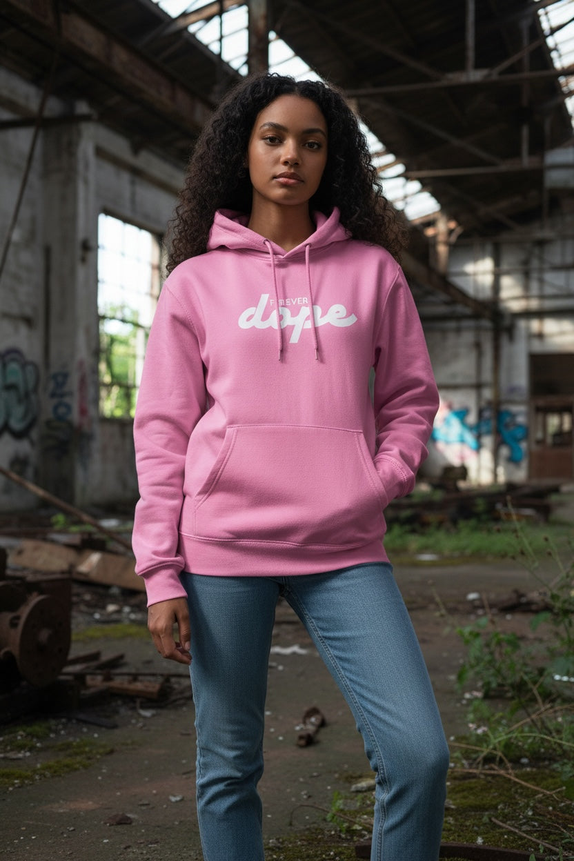 Classic Dope Hoodie/ White Lettering