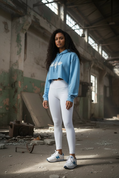 Classic Dope Crop Top/ White Lettering